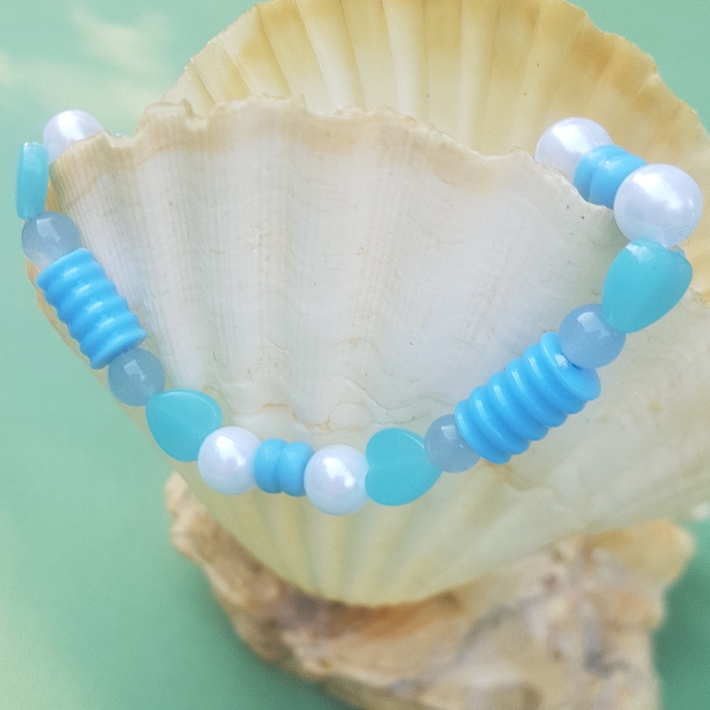 💙 Winter Mint Twist Glow In The Dark Bracelet